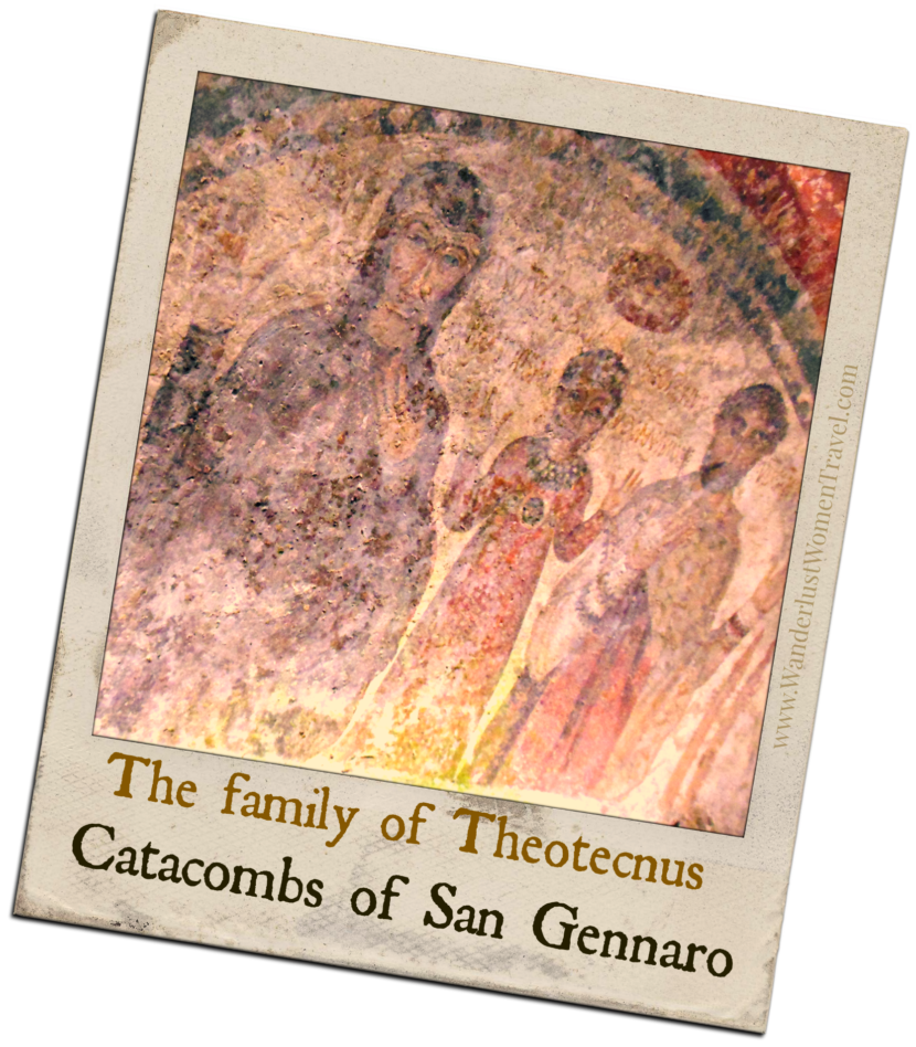 Family in Catacombs San Gennaro